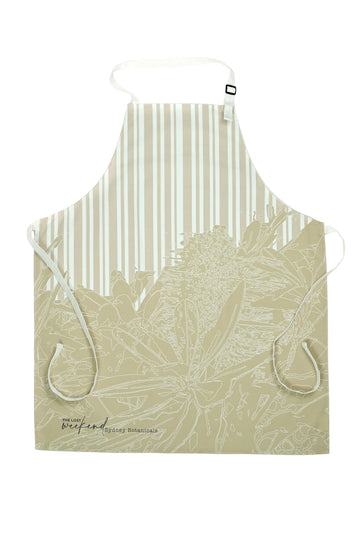 Sydney Botanicals Apron | lineal graphic - A little lost weekend moment in your everyday.
