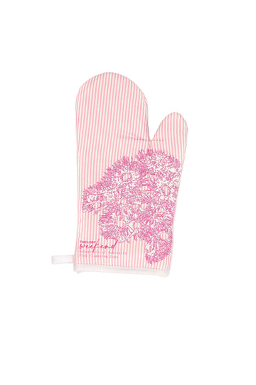 Pink Flowering Gums Oven Mitts | graphic - A little lost weekend moment in your everyday.Sold in pairs