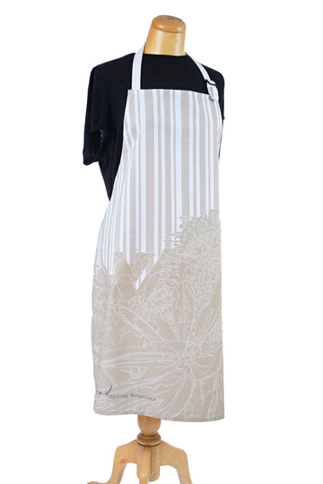 Sydney Botanicals Apron | lineal graphic - A little lost weekend moment in your everyday.