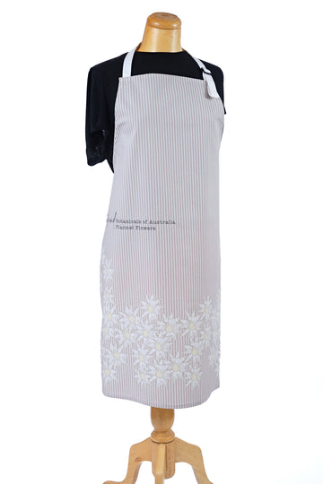 Flannel Flower Apron | pinstripe lineal graphic - A little lost weekend moment in your everyday.