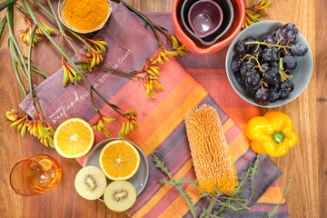 Broome Sunset  Tea Towel | lineal - A little lost weekend moment in your everyday.