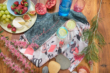 Sydney Rockpools Tea Towel | graphic - A little lost weekend in your everday.