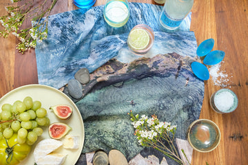 Newcastle Rockpools The Bogey Hole Tea Towel | pic - A little lost weekend moment in your everyday.