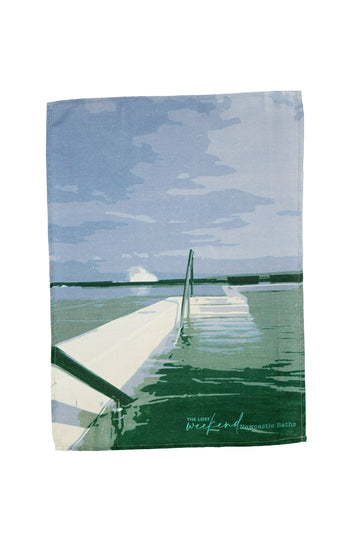 Newcastle Baths Tea Towel | graphic A little Lost Weekend in your everyday.