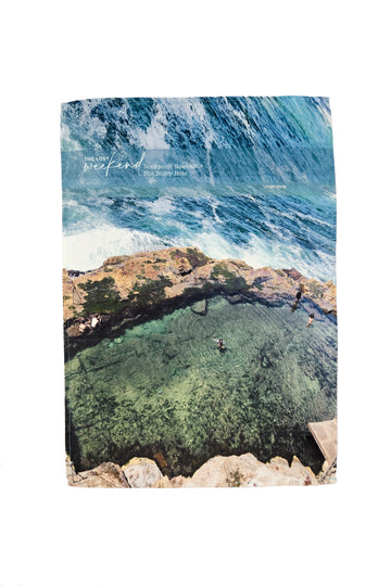 Newcastle Rockpools The Bogey Hole Tea Towel | pic - A little lost weekend moment in your everyday.