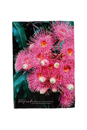 Pink Flowering Gums Tea Towel | pic - A little lost weekend moment in your everyday.