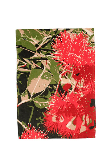 Red Flowering Gums Tea Towel | graphic - A little Lost Weekend in your everyday.